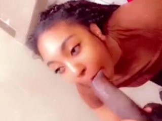 She said she would suck my cock anywhere so I putt that wet throat to the test truck stop bathroom