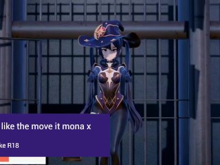 Hentai Anime - MMD I like the move it mona x hilichurl DANCE & SEX