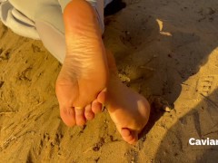 My sexy Soles Feet on the beach 