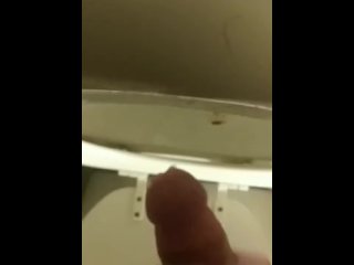 jerking off into the toilet 