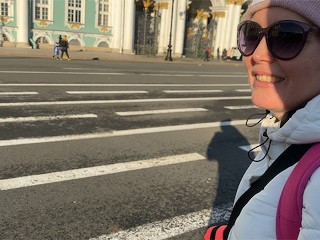I Stedet for En Gåtur Trak Han Mig for at Kneppe På Hotellet - POV - Cum in Fisse
