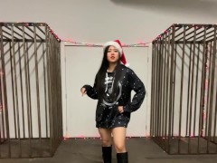 Dominatrix Mara's Christmas Cage Fantasy POV