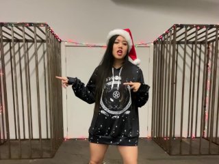 Dominatrix Mara's Christmas Cage Fantasy POV