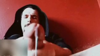 Busting a nut on chaturbate with my fuck toy