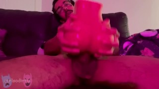 Fucking self with toy 