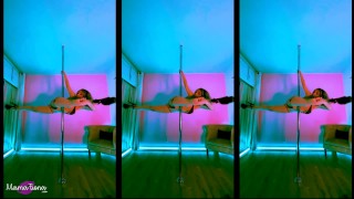 Stepson And Stepmother Perform A PMV Pole Dancing Scene