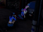 Preview 2 of Vi and caitlyn on patrol when a jinx criminal is booked for possession of weapons - Futa