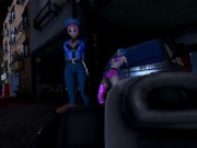 Preview 3 of Vi and caitlyn on patrol when a jinx criminal is booked for possession of weapons - Futa