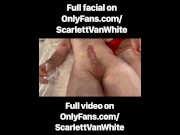 Preview 3 of Scarlett VanWhite - Cheating wife threesome and TAKES THE CONDOM OFF for DOUBLE CREAMPIE!!!
