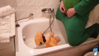 Digimons agumon Peeing#2