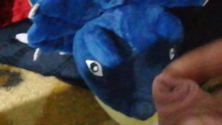 Blauwe triceratops plezier #2