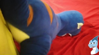 Blauwe dinosaurus plezier #6