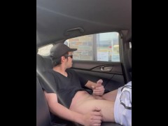 Dick Out At Drive Thru! 