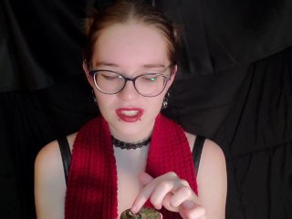 Gothic Slut Stuffs Her Pussy With Cock