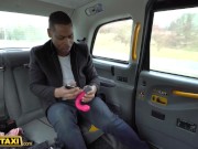 Preview 3 of Female Fake Taxi Big Breasted Sofia Lee is Caught with Sex Toys on her Backseat