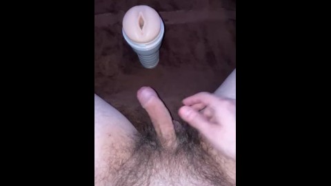 Cock milked by Fleshlight