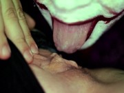 Preview 4 of Pussy Eat JOKER & Harley Creepy Green Light - Foxxy