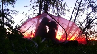 One of our first dates under the midnight sun in northern Sweden - RosenlundX