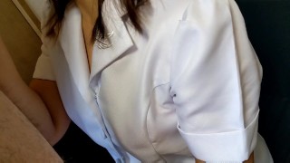 The Instantaneous Rich Blowjob Of A Sultry Nurse Perverts A Couple In Amateur Japanese Photography