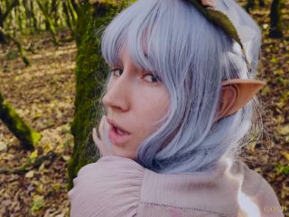 Insatiable Forest Nymph Allowed a Traveler to_Fuck Her_Magic Pussy in All_Positions
