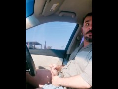 Driver caught masturbating 