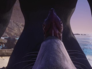 Rahn The Wolf Makes Love with Rasha Wolf By The Ocean (POV & Cum Shots) | Wild Life