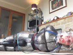 Sissy catsuit vibrator bondage orgasm - Screenshot 13 of 16 - Gagged