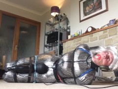 Sissy catsuit vibrator bondage orgasm - Screenshot 2 of 16 - Catsuit