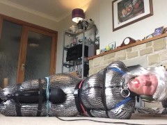 Sissy catsuit vibrator bondage orgasm - Screenshot 7 of 16 - Catsuit