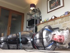 Sissy catsuit vibrator bondage orgasm - Screenshot 8 of 16 - Gagged
