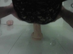 abbie cd se folla ,ega dildo