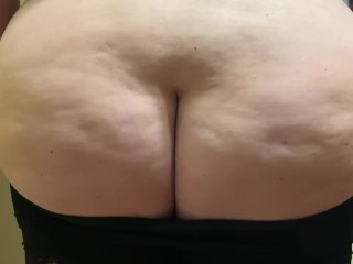 bbw, big natural tits, solo female, ass drop