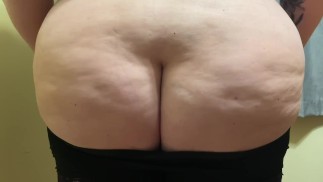 PAWG BBW MILF Pulling Up Yoga Pants Pulled Down Over My Big Ass Drop