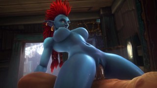 Warcraft Troll Zazi peitos grandes pov cowgirl (noname55)