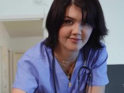 Preview 2 of Trans Angels - Sweet Brunette Nurse Daisy Taylor Begs Chris To Put His Big Dick In Her Ass