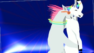Cartone animato mostro unicorno sesso