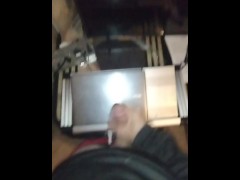 Jerking of and playing w my cock till I cum