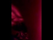 Preview 4 of Redhead girl amateur sucking dick blowjob in nightclub toilet (Part 2.)
