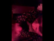 Preview 5 of Redhead girl amateur sucking dick blowjob in nightclub toilet (Part 2.)