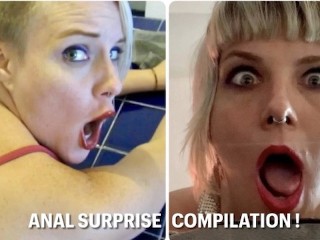 Anal-Überraschungs-Zusammenstellung Mit Reaktionen