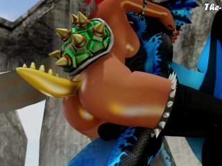 Bowsette_Feasts On_A Dragon - Second Life 4K