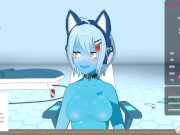 Preview 5 of Anime AI becomes slime girl! Gets edged HARD for 2 hours! (CB VOD 14-12-21)
