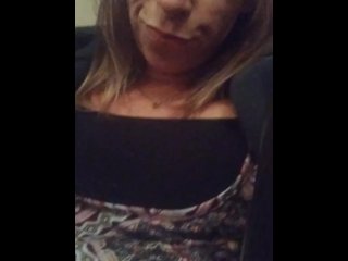 Natural blonde hits her bong