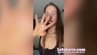 Lelu Love - The best part of waking up, is a big dick in my cup plus cock rates hairjob JOI & more