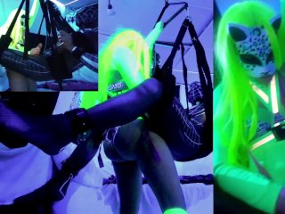 Neon Kitty Pegging Spiderman live on Chaturbate