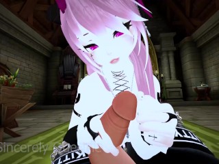 MONJA CACHONDA QUIERE QUE LA LLENES DE PECADOS - VRChat / VTuber (Video Exclusivo Gratuito De Patreon) Uwu