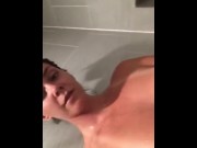 Preview 1 of Wife fingering pussy in shower