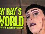 Ray Ray XXX Is dragged into the neighbors house before she humps a pillow, sucks a dildo and cums