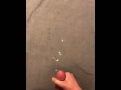 Long Distance Cumshot Practice 