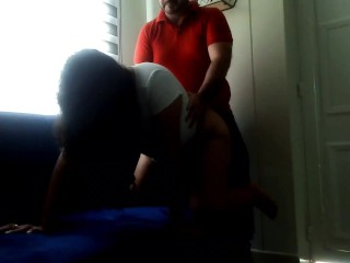 Free Fuck with delivery man ชวนคนส่งของมาเย็ด Web Porn